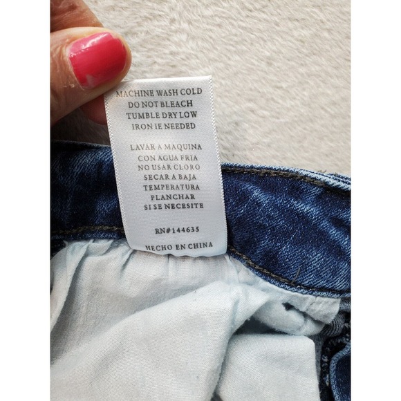 KanCan Jeans Women's‎ Size 27 Blue Denim Cotton Pockets Flat Front Straight Leg - Picture 11 of 11